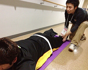 スポーツトレーナー活動